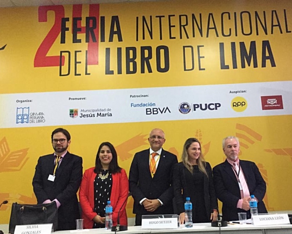 Hugo Setzer at the Public Policy Forum in Lima