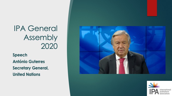 Antonio Guterres speech video cover